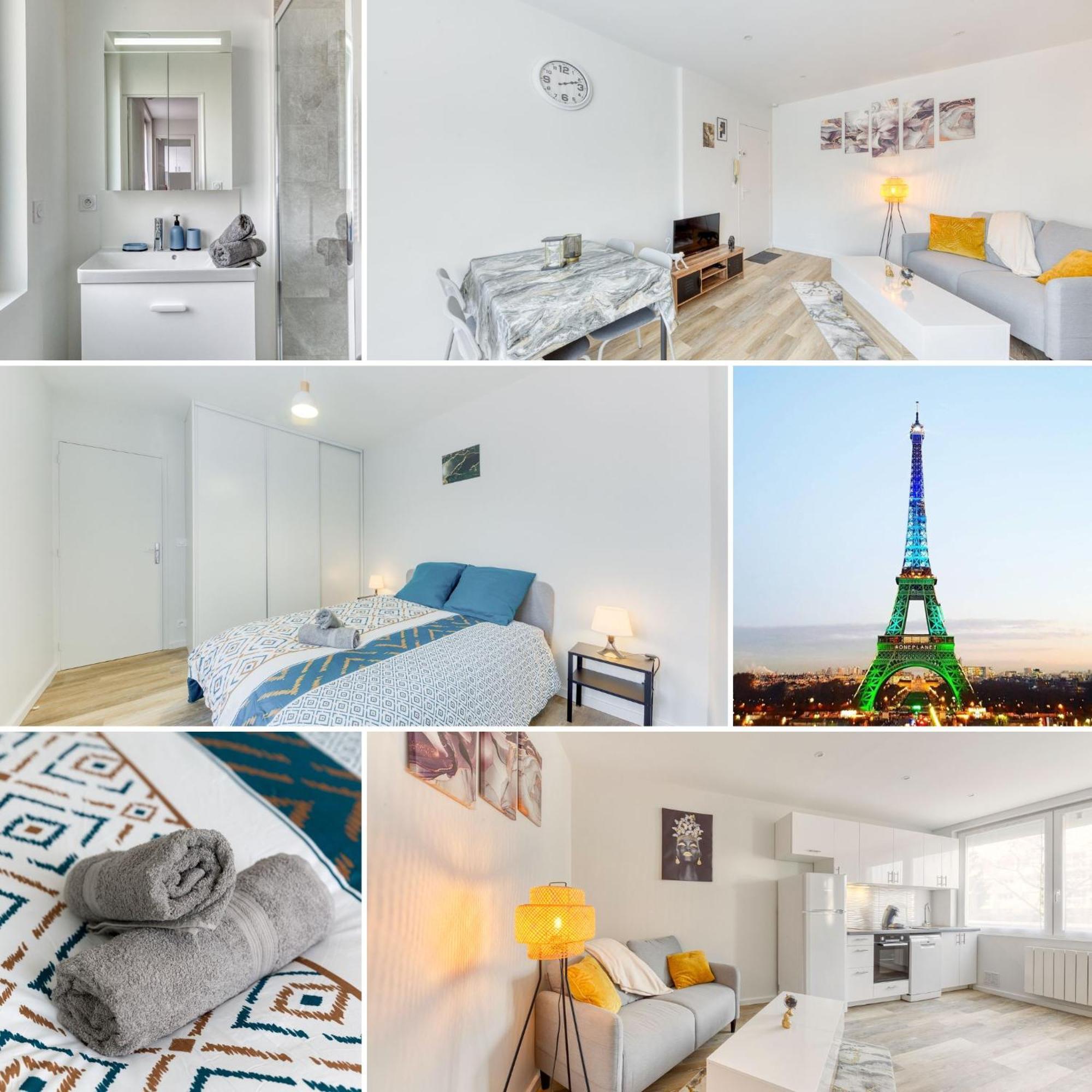 Cozy Appart 5 A 3' De La Gare - Cozy Houses Palaiseau Exterior foto